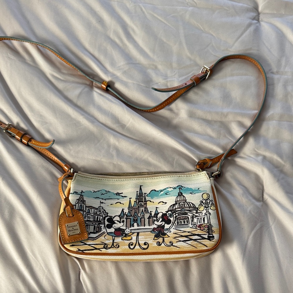 Dooney & Bourke Crossbody Bag with Castle and Character Design